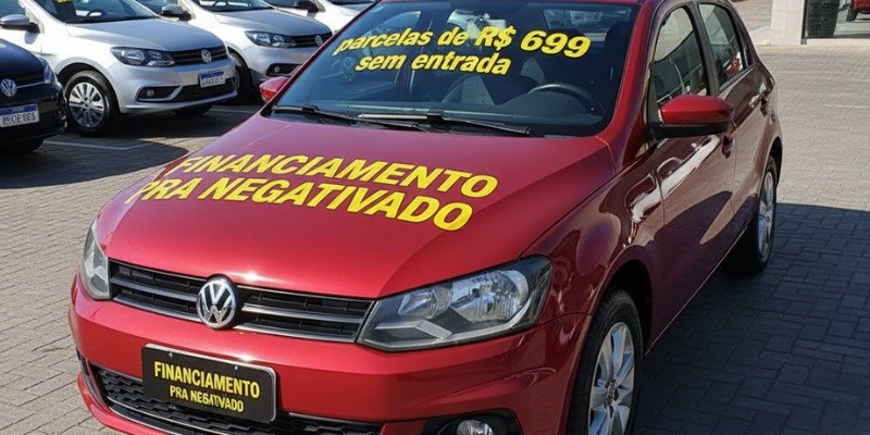 Financiamento para negativados sem entrada