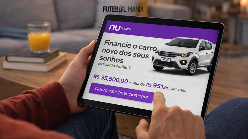 Financiamento automóvel Nubank em 2026: como funciona, taxas, requisitos e análise completa para decidir com segurança