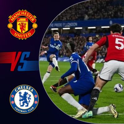 partida entre Chelsea x Manchester United pela Premier League!