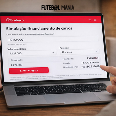 simulação financiamento carro Bradesco